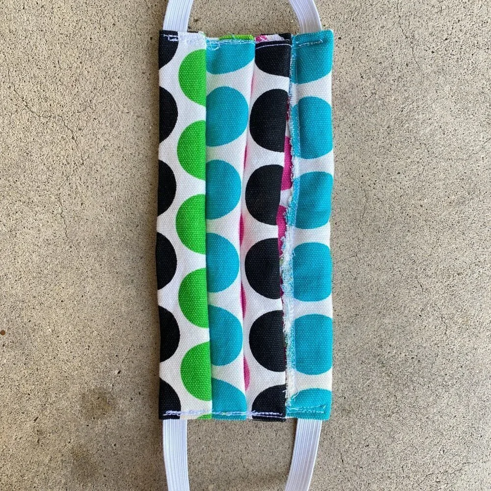 Polka Dot Cloth Face Mask